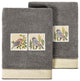 Linum Home Textiles 100% Turkish Cotton BELINDA 2PC Embellished Hand Towel Set