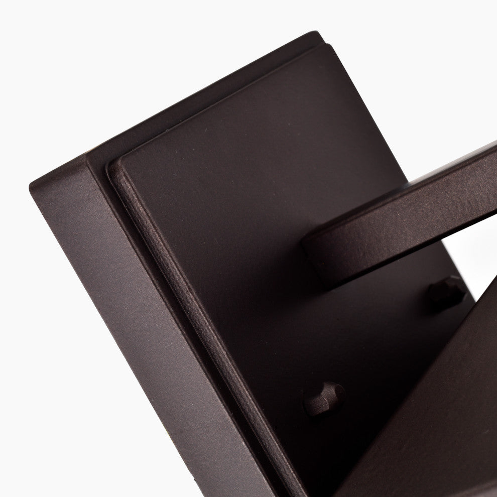 CHLOE Lighting VINCENT Transitional 1-Light Oil Rubbed Bronze Outdoor Sconce