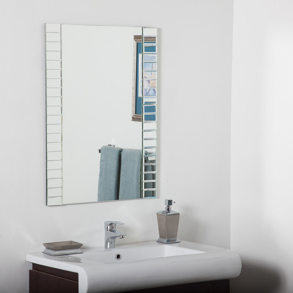 Beveled Bathroom Mirror