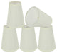 32004-5 Hardback Empire Chandelier Clip On Lamp Shade Off White 2 1/2"x4"x5"