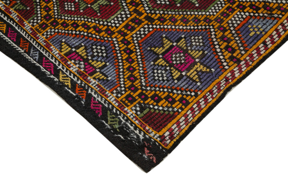 Rug N Carpet - Handwoven Anatolian 5' 7'' x 8' 11'' Tribal Wool Kilim Rug