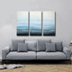 Coastal Mist by Norman Wyatt Jr. Wrapped Canvas Art, 3-Piece Set, 40"x20"
