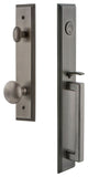 Carre' 1-Piece Dummy Handleset, D Grip and Fifth Avenue Knob, 849022