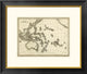 "Map of Oceanica, 1839" Framed Print by Samuel Augustus Mitchell, 26"x22"