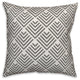 Gray Geometric Arrow 16x16 Throw Pillow