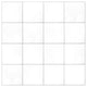 6" Spanish Retro White Square Glossy 3D Tile Stickers, Set of 16