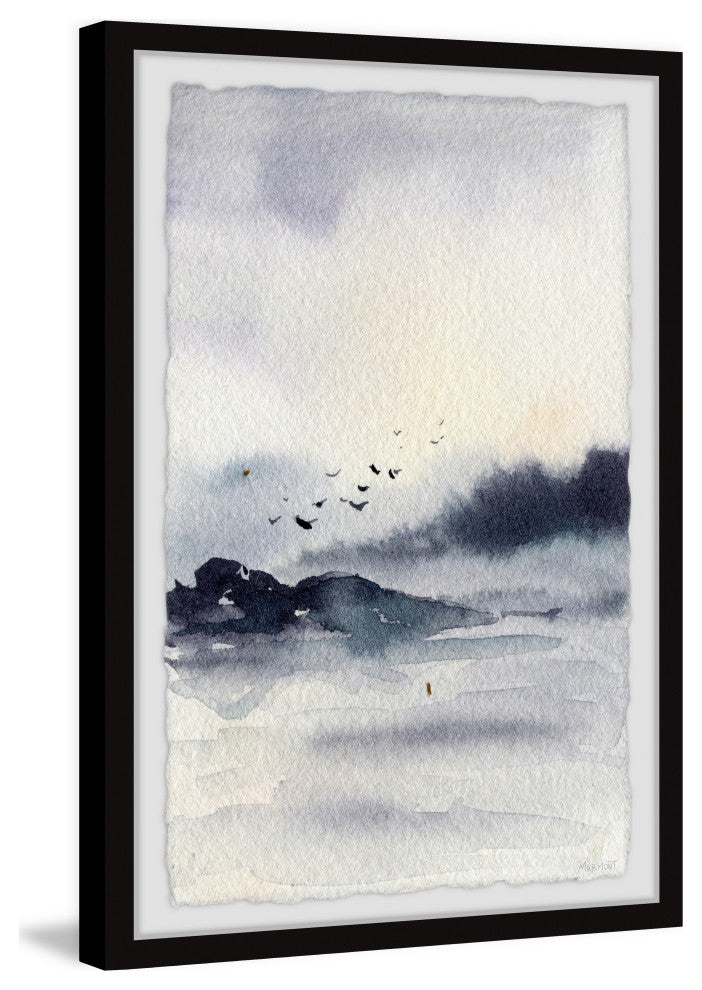 "Take Time to Reflect" Framed Painting Print, 12x18