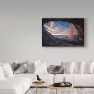 Wojciech Kruczynski 'Seljalandsfoss Water' Canvas Art, 32"x22"