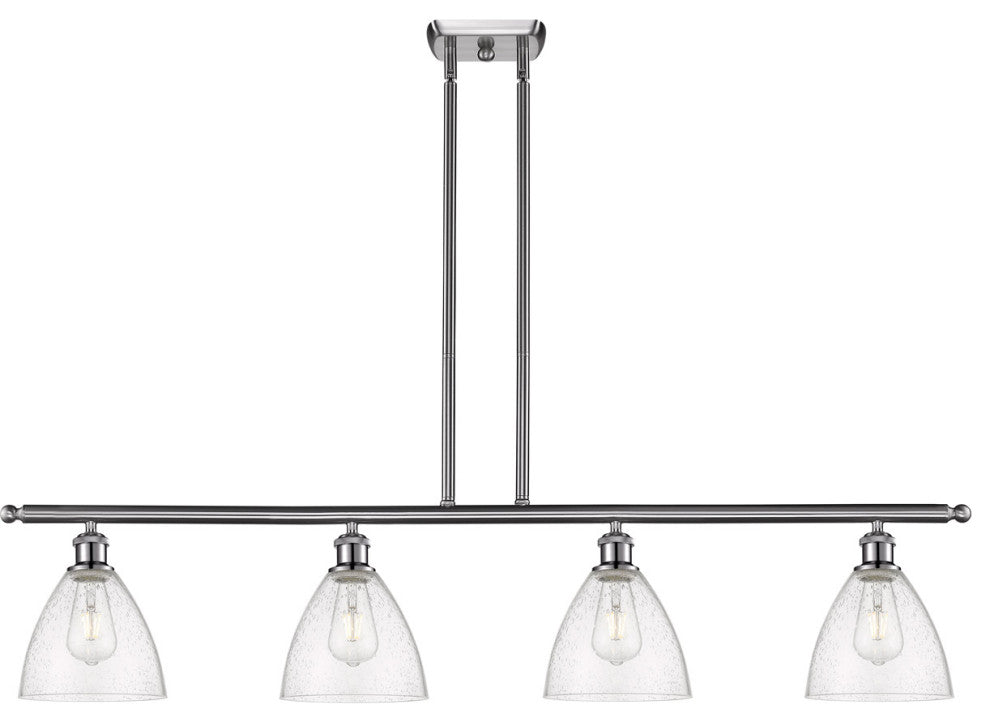 Innovations 516-4I-SN-GBD-754-LED 4 Light Island Light, Brushed Satin Nickel