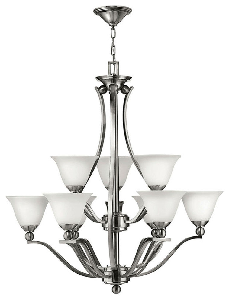 Hinkley Bolla Large Two Tier, Brushed Nickel