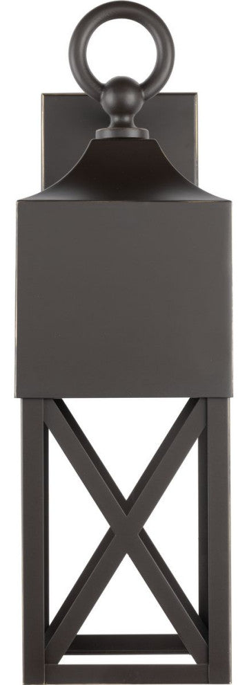 Birkdale Collection 23-1/2, 1-Light Black Dark Sky Outdoor Large Wall Lantern