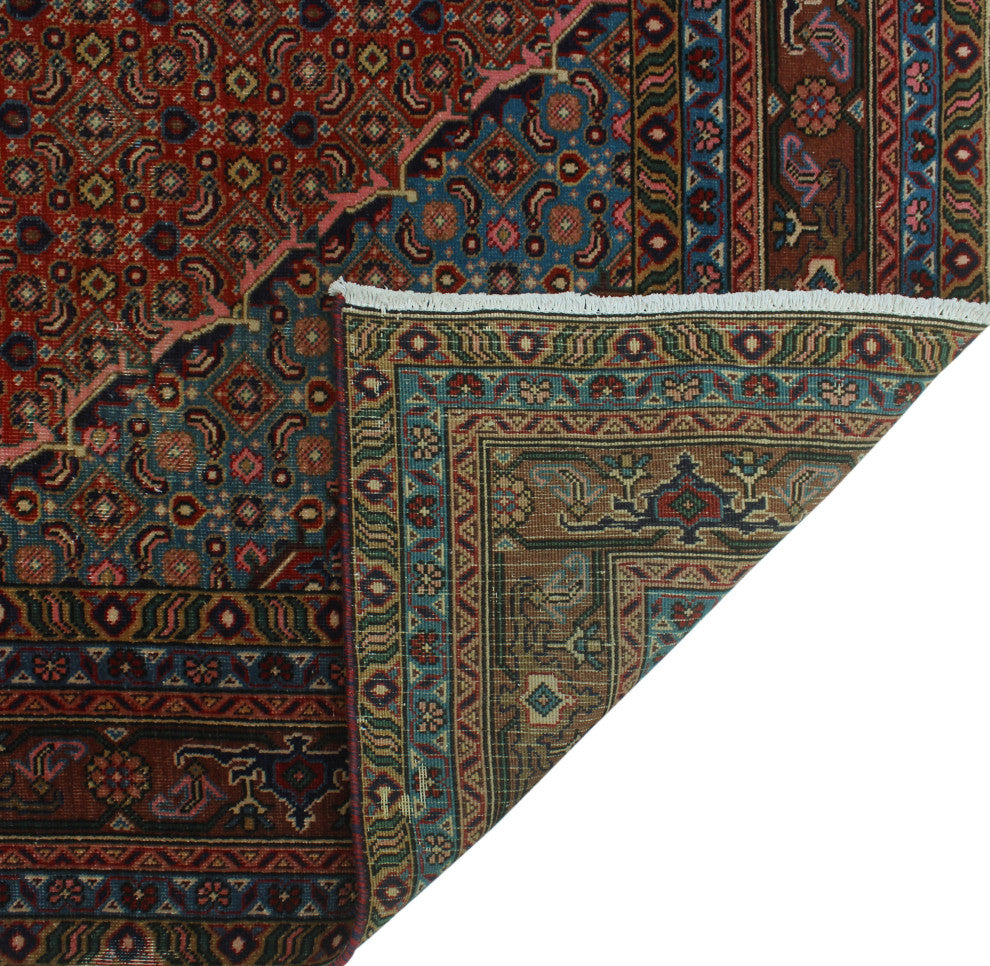 Fine Vintage Distressed Preston Rust Rug