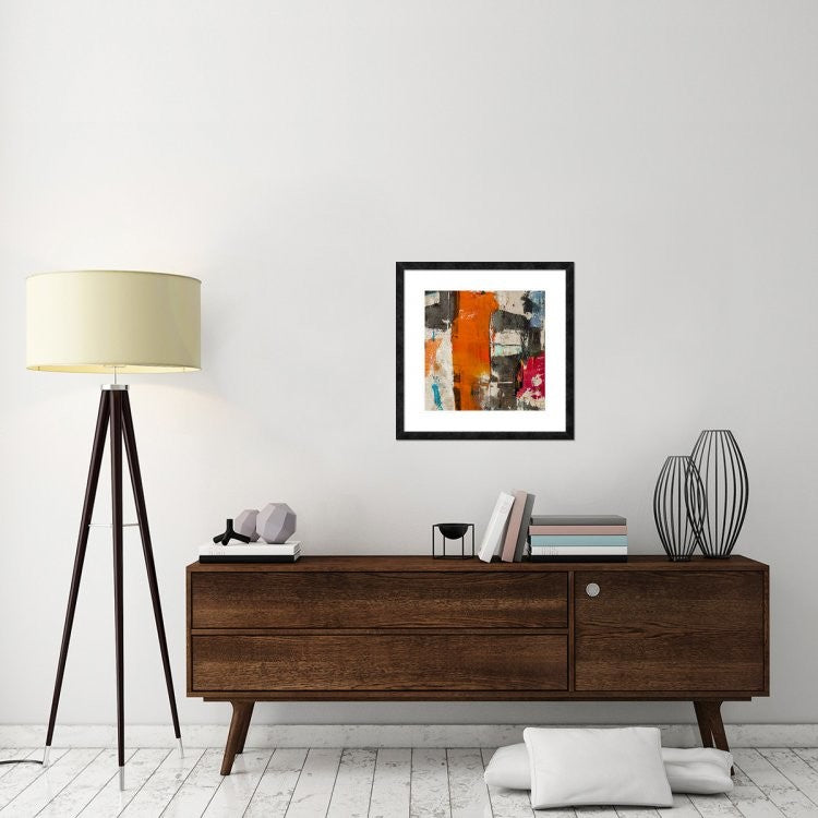 "Colors Royale II" Framed Digital Print by Anne Munson, 26"x26"
