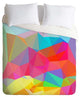 Deny Designs Three Of The Possessed Crystal Crush Duvet Cover - Lightweight