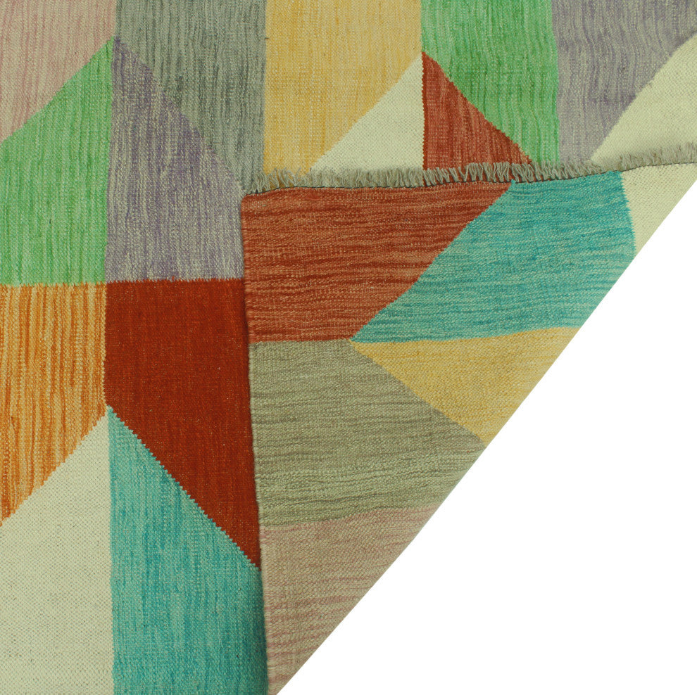Winchester Kilim Jemima Rusty-Red/Ivory Rug, 5'0x6'6