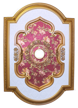 Artistry Lighting, Rectangular Gold Ceiling Medallion, ARC0913-F-095