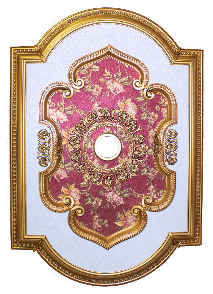 Artistry Lighting, Rectangular Gold Ceiling Medallion, ARC0913-F-095