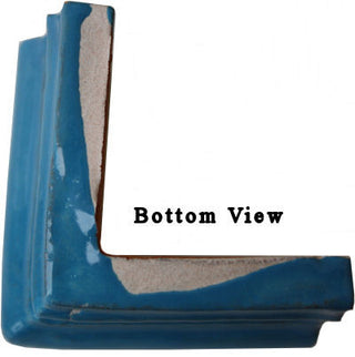 5 pcs Aqua Blue Chair Rail Corner Molding