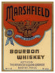 "Marshfield Bourbon Whiskey" Print by Vintage Booze Labels, 29"x38"