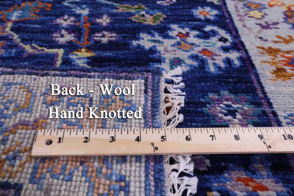 2' 7" X 10' 5" Turkish Oushak Handmade Wool Runner Rug - Q15490