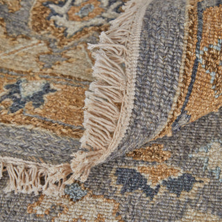 Aleska Traditional Oriental, Gray/Gold, 2'x3' Accent Rug