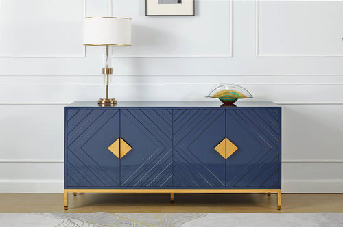 64" Tennant Brand Desata Versatile Sideboard, Navy Blue