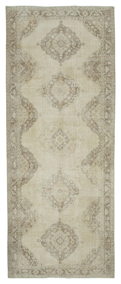 Rug N Carpet - Handmade Turkish 5' 1" x 13' 0" Unique Runner Rug