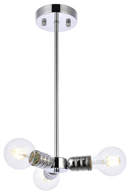 Reese 3-Light Chrome Pendant