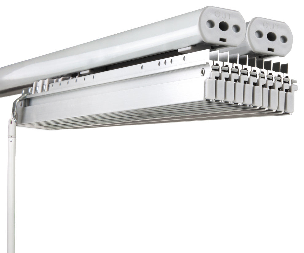 Estelle 10-Panel Track Extendable Vertical Blinds 120-218"W