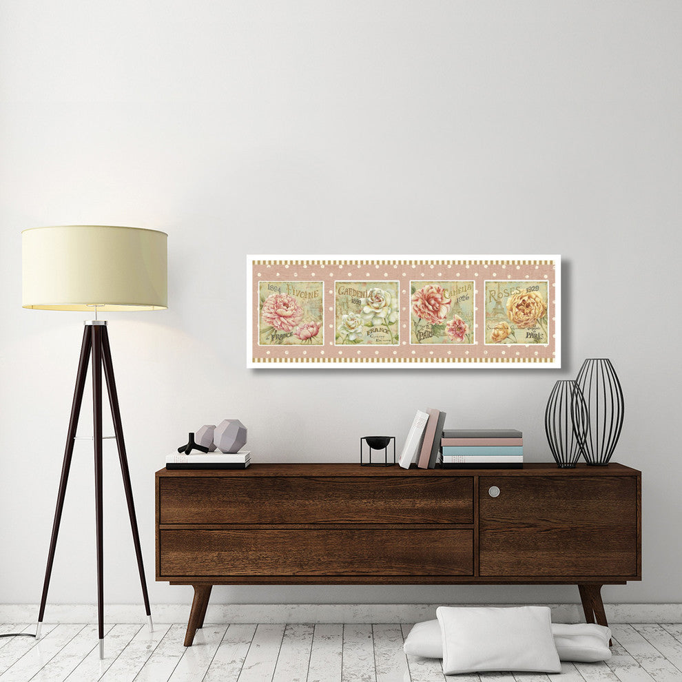 "Concours Floral V" Digital Paper Print by Daphne Brissonnet, 56"x20"