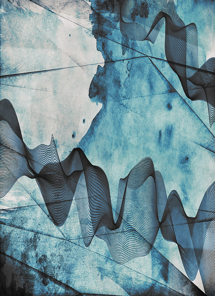 "La Jolla Current" Paper, 36"x36"