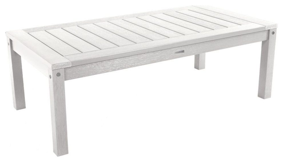 Adirondack Coffee Table, White