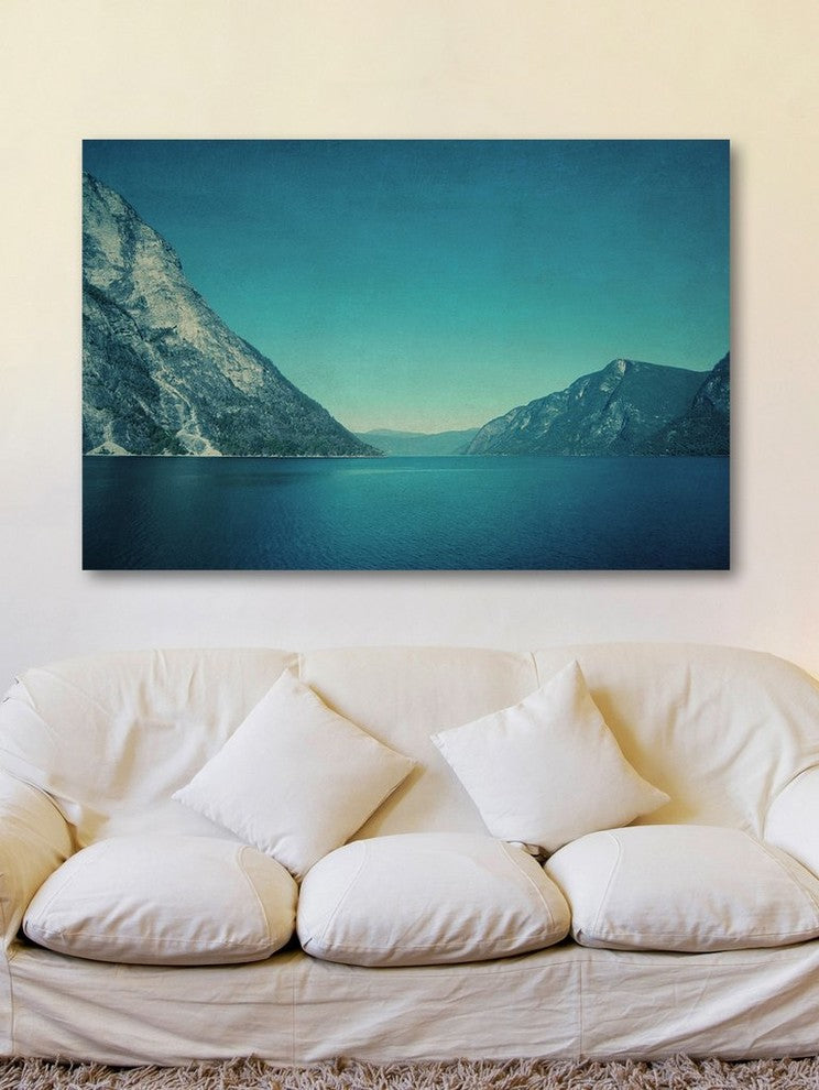 "Mountain Blues" Print on Wrapped Canvas by Ingrid Beddoes