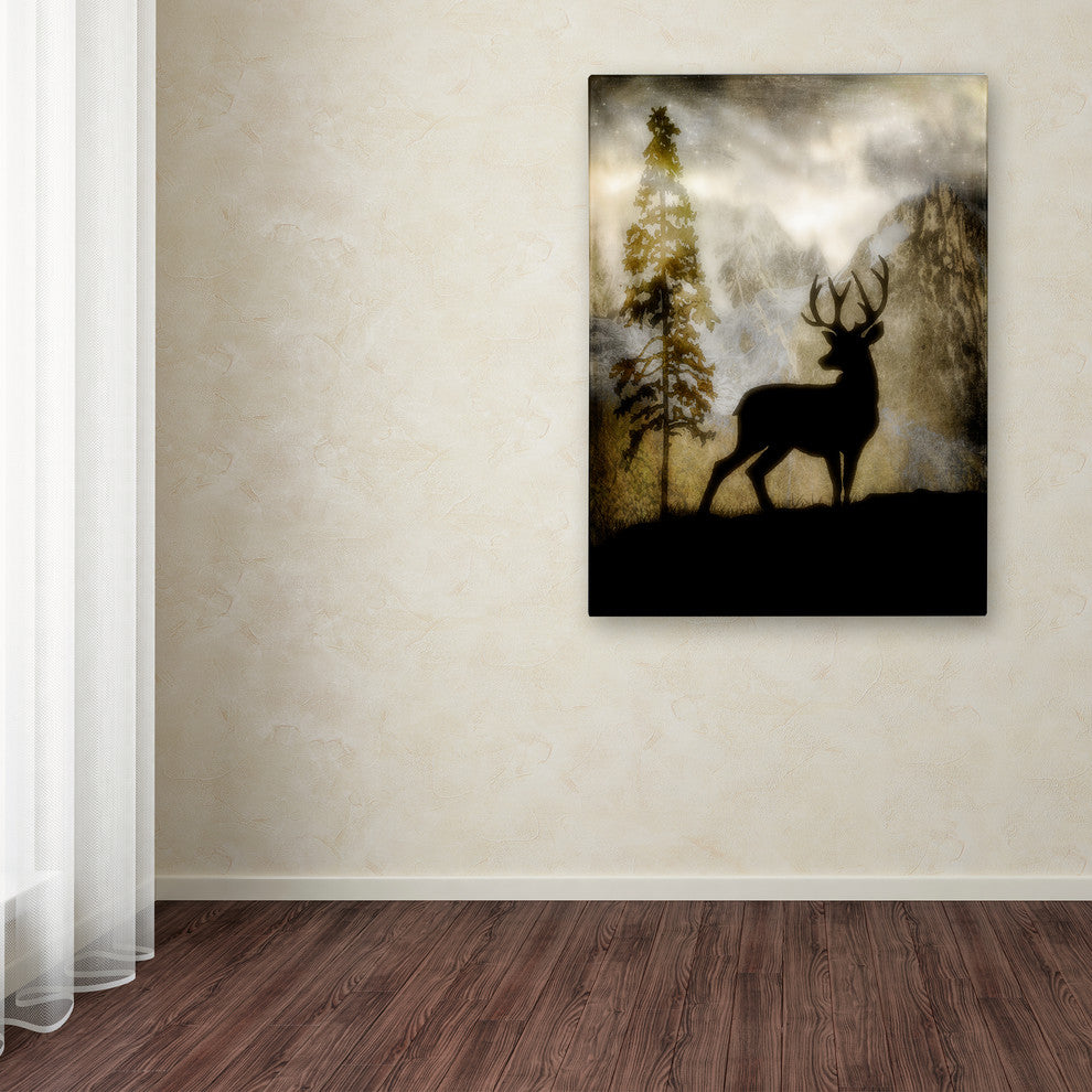 LightBoxJournal 'Mystic Deer' Canvas Art, 14" x 19"