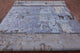 8' 9" X 12' 1" Wool and Silk Modern Handmade Rug Q7241