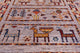 2' 8" X 3' 11" Handmade Tribal Persian Gabbeh Wool Rug Q8389