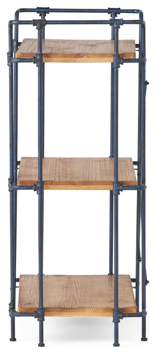 Brooklyn Industrial 3 Shelf Firwood Bookcase