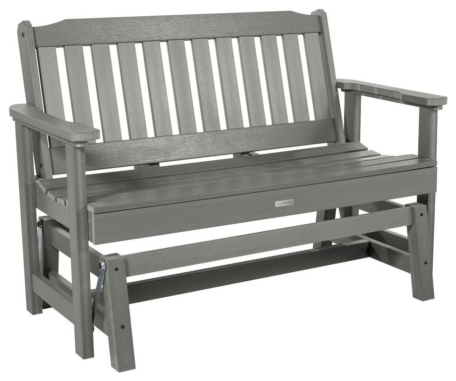 Lehigh Garden Gliding Bench 4', Coastal Teak