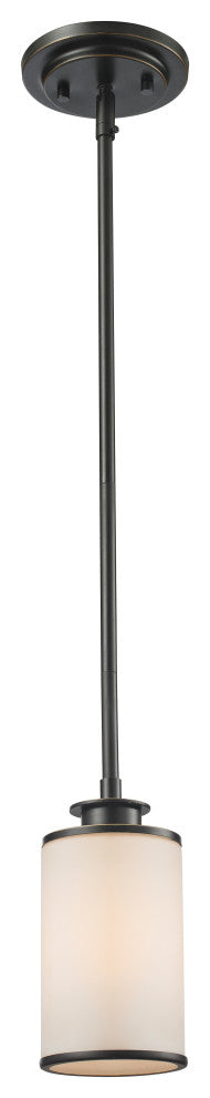 Zlite 413MP 1-Light Mini Pendant, Matte Opal