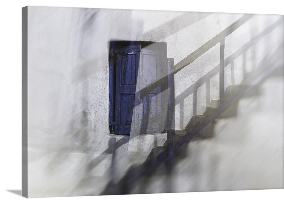 "Memories of Santorini" Wrapped Canvas Art Print, 24"x16"x1.5"