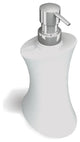 Secret Bath. White porcelain table soap dispenser. Amara collection