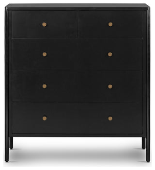 Soto 5 Drawer Dresser, Black