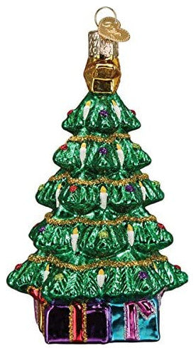 Old World Christmas Glass Blown Ornament, (#48042) Radiant Christmas Tree, 5"