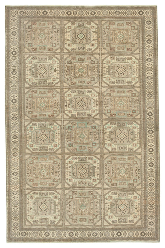 Rug N Carpet - Handwoven Turkish 6' 7'' x 10' 0'' Contemporary Area Rug