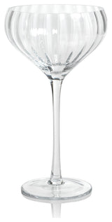 Malden Optic Cocktail Glasses, Set of 4, Clear