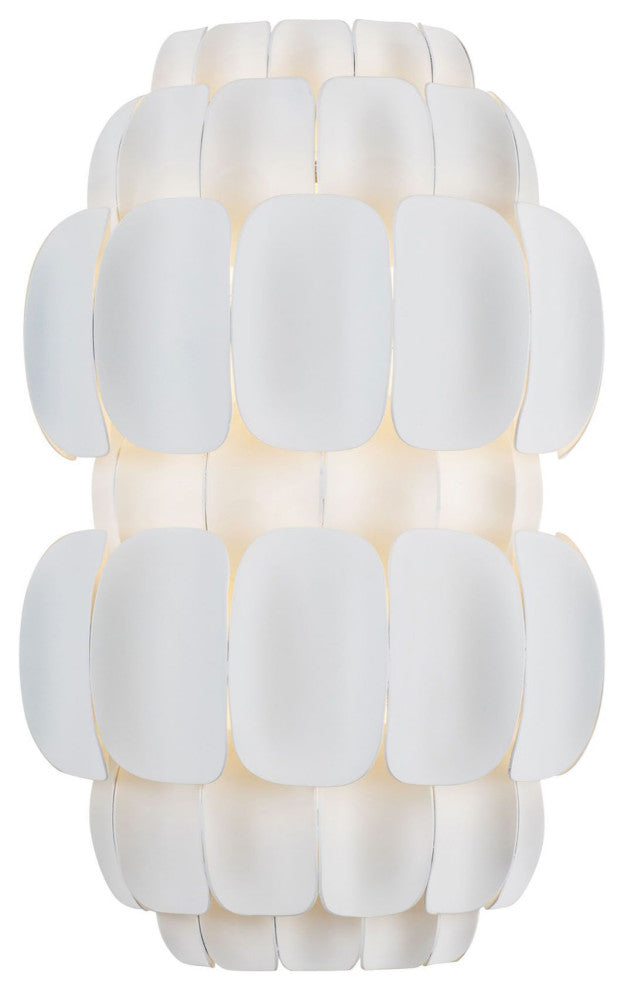 Varaluz 382W02 Swoon 2 Light 16" Tall Wall Sconce - Matte White