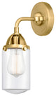 Innovations 288-1W-SG-G312 Dover 1 Light 4.5" Sconce, Satin Gold