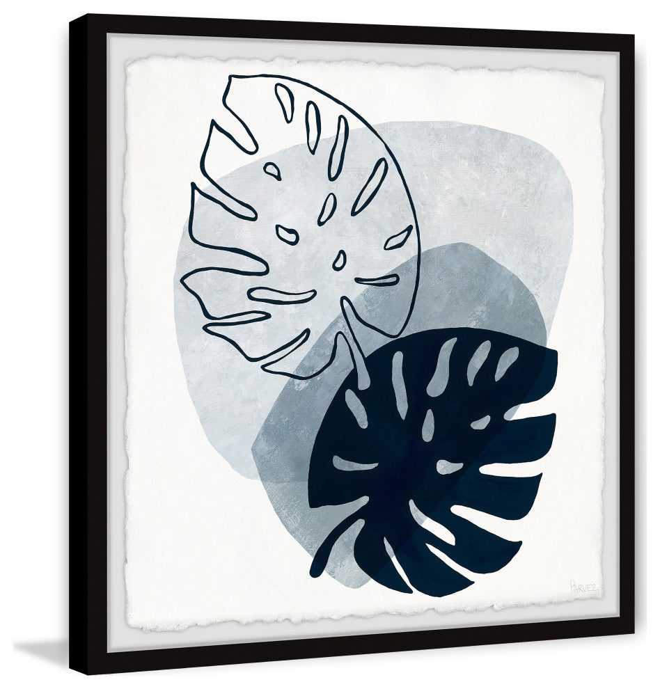 "Perfect Leaves" Framed Painting Print