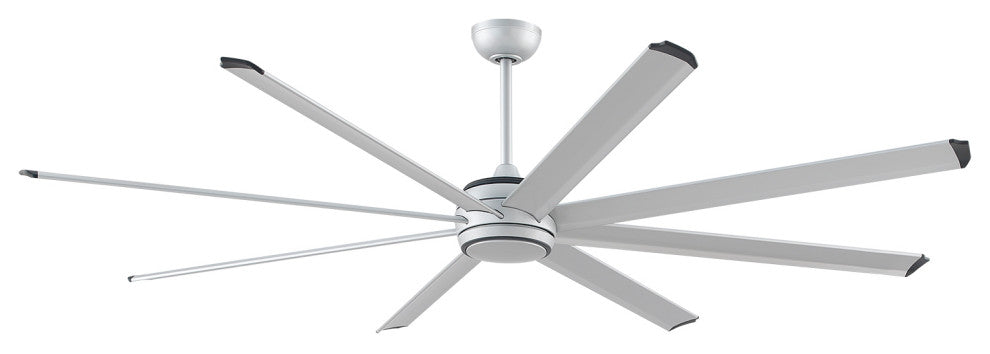 Stellar Ceiling Fan, Silver, 84"