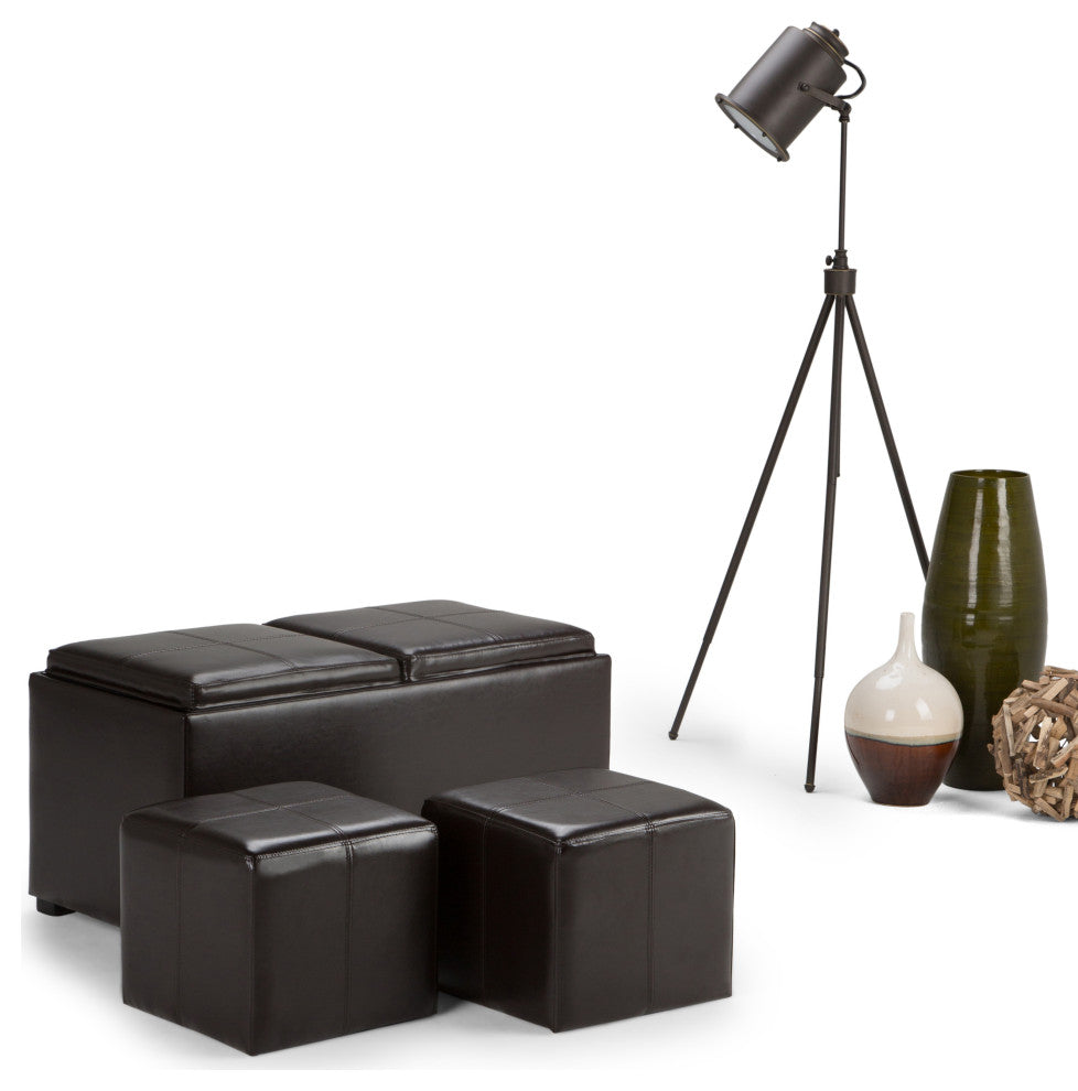Avalon 5 Piece Storage Ottoman